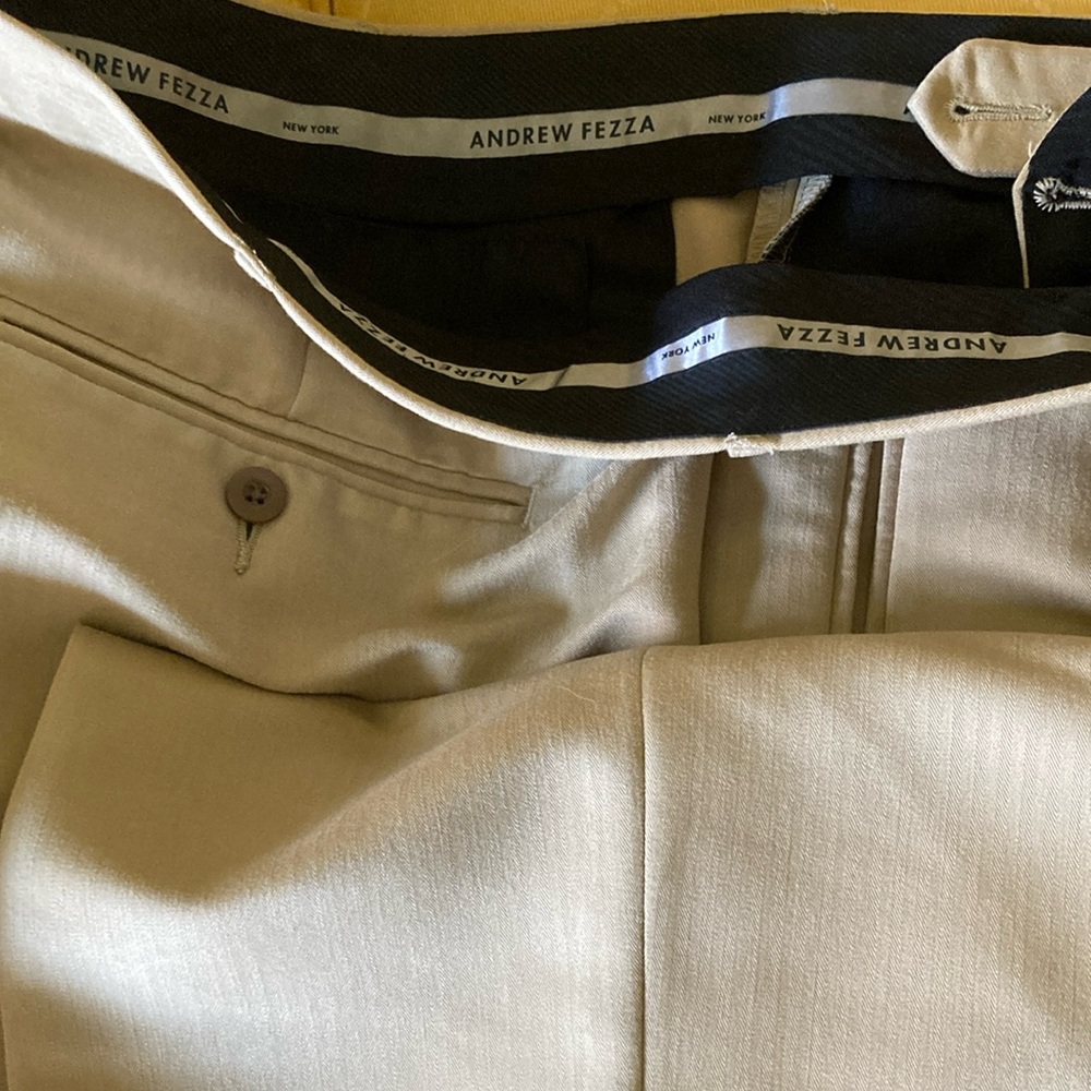 Andrew Fezza Men's Tan Pants